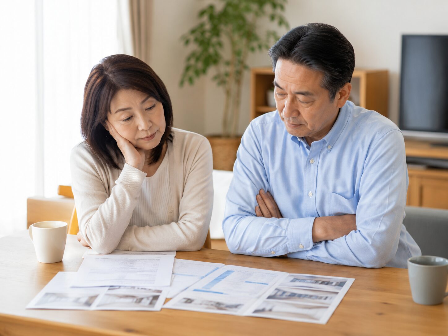 塗装の業者選びに悩むご夫婦